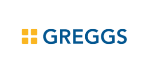 Greggs logo yellow and blue
