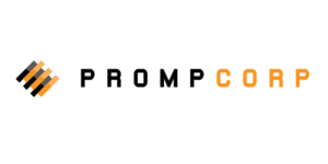 promp corp orange and black logo