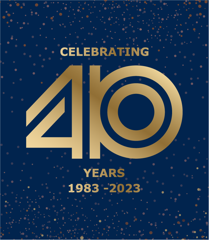 SSG Insight graphic celebrating 40 years 1983-2023